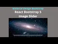 React Material Design Bootstrap 5 - Image Slider Carousel