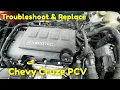 How to trouble shoot test and replace a bad PCV valve in a 1 4 liter chevy cruze