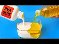 Download Lagu Mix WHITE PVA GLUE with COOKING OIL and see what most people don't even imagine happens!