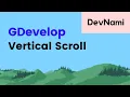 GDevelop - How to Add Vertical Parallax Scroll
