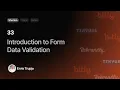33 Introduction to Form Data Validation in ASP NET C