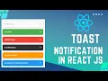 React toastify React Toast Notification 2024 latest version