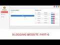 PART-6 Blogging Project Using HTML CSS JAVASCRIPT JAVASCRIPT PROJECT PROJECT OF JAVASCRIPT