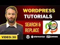 How to Use Search and Replace WordPress Plugin WordPress Tutorials 2024