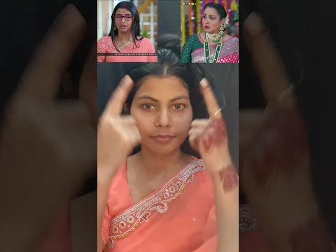 Bahu(Ruhi) vs Saas Makeup Challenge💄😍 #mansunder #dangaltv #ruhi #viral #look #shorts