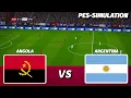 Lagu LIVE🔴| ANGOLA vs ARGENTINA - International Friendlies 2025 | PES 21 Simulation