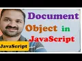 Document Object in JavaScript JavaScript Tutorial for Beginners