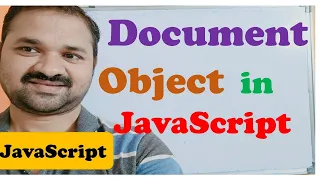 Document Object in JavaScript JavaScript Tutorial for Beginners