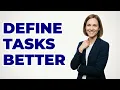 What Details Should A Task Definition Include