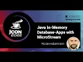 Java In-Memory Database-Apps with MicroStream Florian Habermann EN
