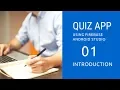 Mini Quiz App using Firebase in Android Studio Tutorial intro