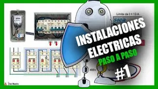 ⚡ INSTALACION ELECTRICA de una casa - TABLERO ELECTRICO parte 1 - home electrical installation