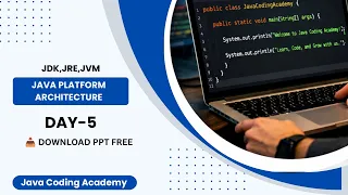 JVM JRE JDK Explained in Telugu Java Architecture Java Tutorial for Beginners Episode 5