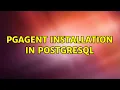 Ubuntu pgAgent installation in PostgreSQL