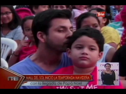 Mall del Sol inició la temporada navideña con la llegada de Papá Noel