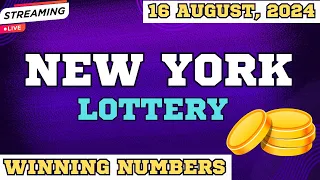 New York Midday Lottery Results For - 16 Aug 2024