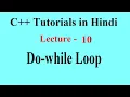 Do While Loop Nested do While Loop Infinite do While Loop C Tutorials Lecture 10 PremnArya