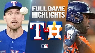 RANGERS vs ASTROS Full Game Highlights July 31 2026 MLB Season