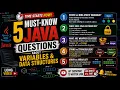 Top 5 Java Interview Questions Variables Data Structures Explained