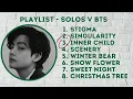 PLAYLIST - SOLOS V / TAEHYUNG - BTS 💜 #bts #army #kpop #playlist #v #taehyung