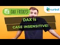 DAX Fridays How unsensitive of DAX