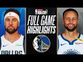 MAVERICKS at WARRIORS EMIRATES NBA CUP FULL GAME HIGHLIGHTS November 12 2024