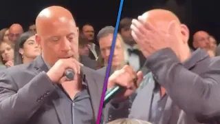 Vin Diesel Breaks Down in Tears Remembering Paul Walker