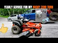 Yearly Service and Maintanance of the Husqvarna Zero Turn Mower - Husky MZ52