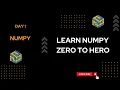 Learn Python NumPy Tutorial in Hindi Complete Guide to NumPy