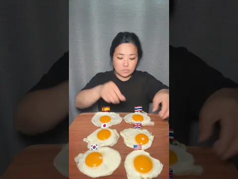 계란 후라이 나라별 먹방 Fried egg 🇰🇷🇺🇸🇯🇵🇩🇪🇮🇹 #mukbang