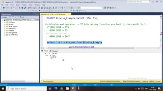 76 BITWISE-OPERATORS-AND OR NOT OPERATORS IN SQL