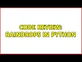 Code Review Raindrops in Python