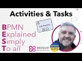 BPMN Activities and Tasks Sub Process Examples Process Mapping Modelling Tutorial