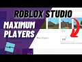 Roblox Studio How to CHANGE MAX PLAYER Count
