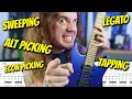 The ULTIMATE Guitar Technique Workout From Beginner To Pro w TABS