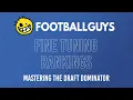 Mastering the Draft Dominator Fine Tuning Rankings