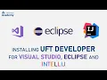 Install UFT Developer for Visual Studio Eclipse and IntelliJ