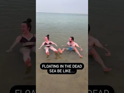 POV: You traveled all the way to the Dead Sea… #funny #comedy #repost #nature #travel #satire #trip
