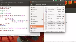 Plot Matrix in Color Using Gnuplot Directly in Fortran Code
