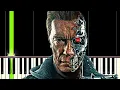 Terminator Main Theme - Easy Piano Tutorial For Beginners