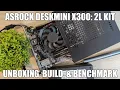 ASRock DeskMini X300 Unboxing Build Temp benchmark A 2L SFF Barebones Kit Build