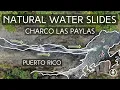 Natural Water Slides in Mountains - Las Paylas