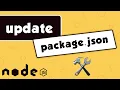 How to update packages inside a NodeJs project