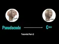 How to Convert Pseudocode to C Code C Tutorial for Beginners Part 2