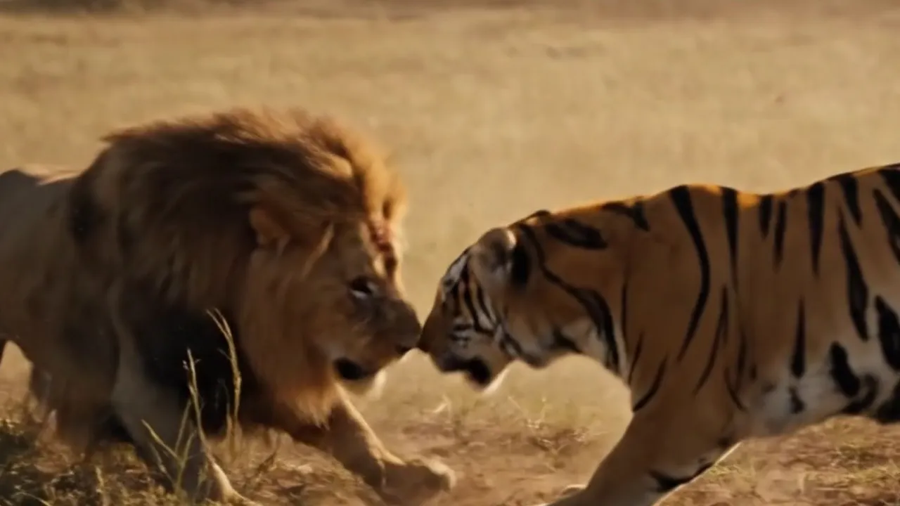 Scarface lion vs Tiger Real Fight Full Video❗ Scarface lion Real Fight. 2017 Scarface lion vs Tiger Real Fight Full Video❗ Scarface lion Real Fight. 2017