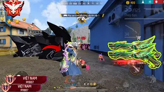 [Free Fire] Solo Squad 1 Vs 52 Leo Lên Top 10 Sever VN Bằng “Skin M1887 Lữ Khách” Cân 4 Cực Nhanh!