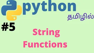 Python String str Functions Tamil