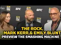 Download Lagu The Rock, Mark Kerr, \u0026 Emily Blunt Preview 'The Smashing Machine' At UFC Hall of Fame | MMA Fighting