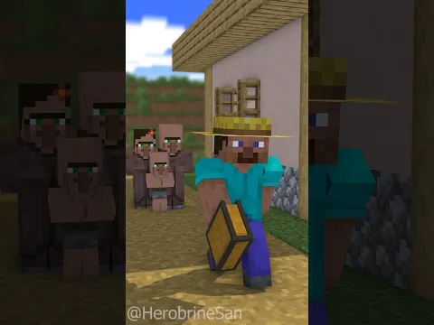 Part 1 - Is Herobrine Evil?  #minecraft #minecraftanimation#herobrine