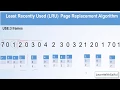 Least Recently Used LRU Page Replacement Algorithm operating system bangla tutorials